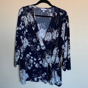 Blue and white  professional top size 3XL